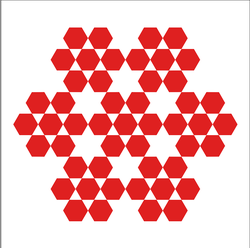 Fractal hexagonal