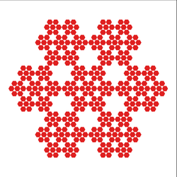 Fractal hexagonal