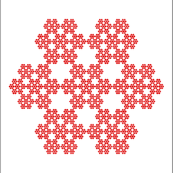 Fractal hexagonal